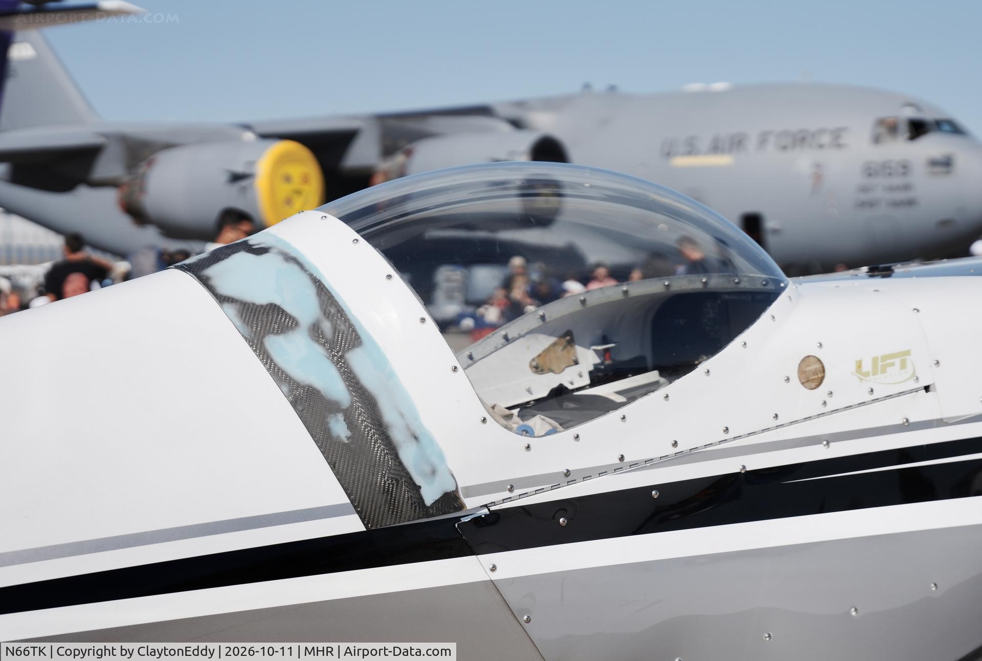 Aircraft N66TK, 1994 Jones T K S-300, c/n 005, California Capital Airshow 2026, at MHR, photo by ClaytonEddy