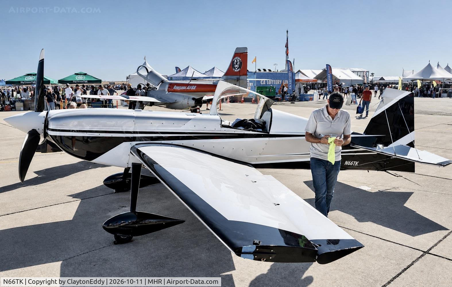 Aircraft N66TK, 1994 Jones T K S-300, c/n 005, California Capital Airshow 2026, at MHR, photo by ClaytonEddy