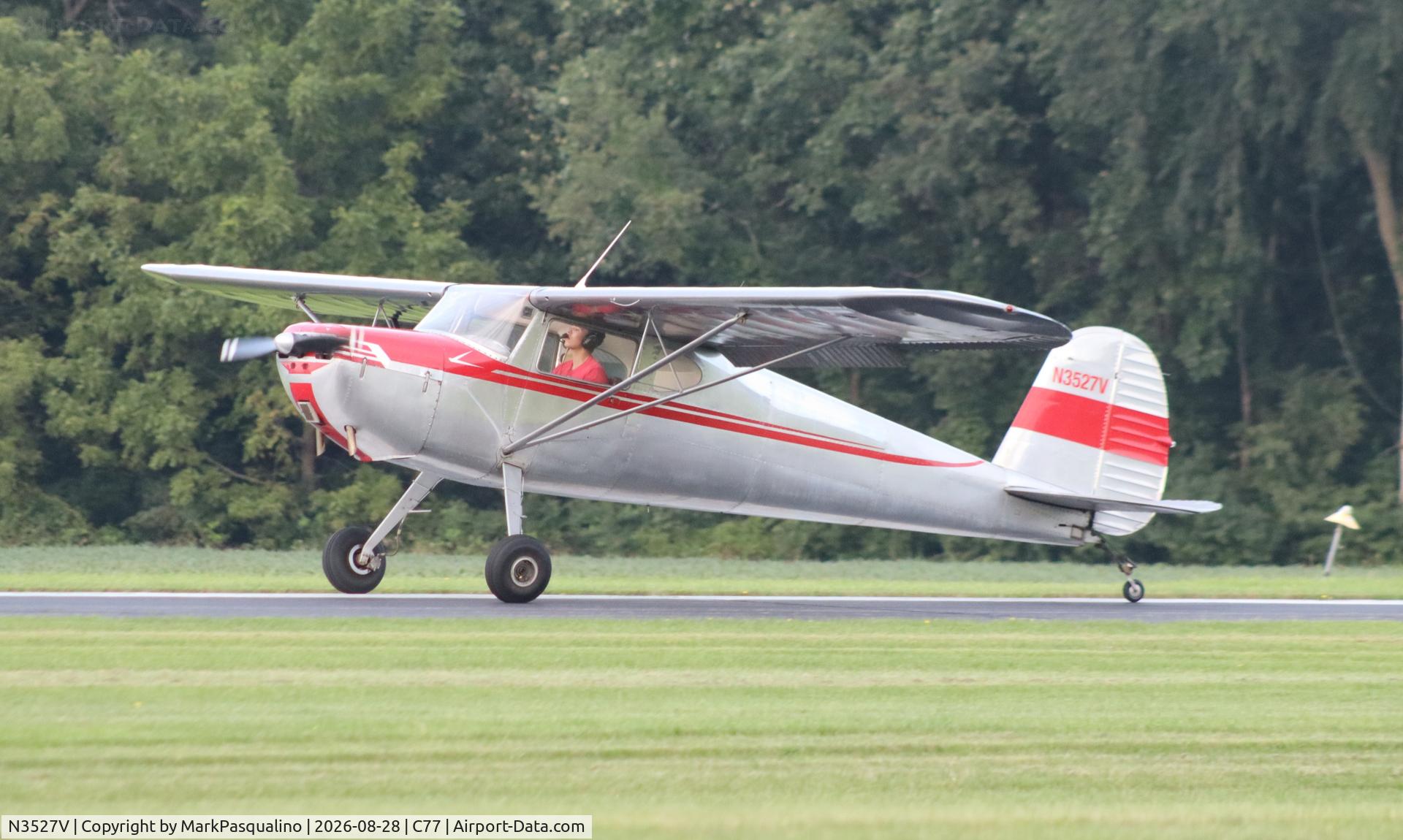 Aircraft N3527V, 1948 Cessna 140, c/n 14796, Cessna 140, at C77, photo by MarkPasqualino