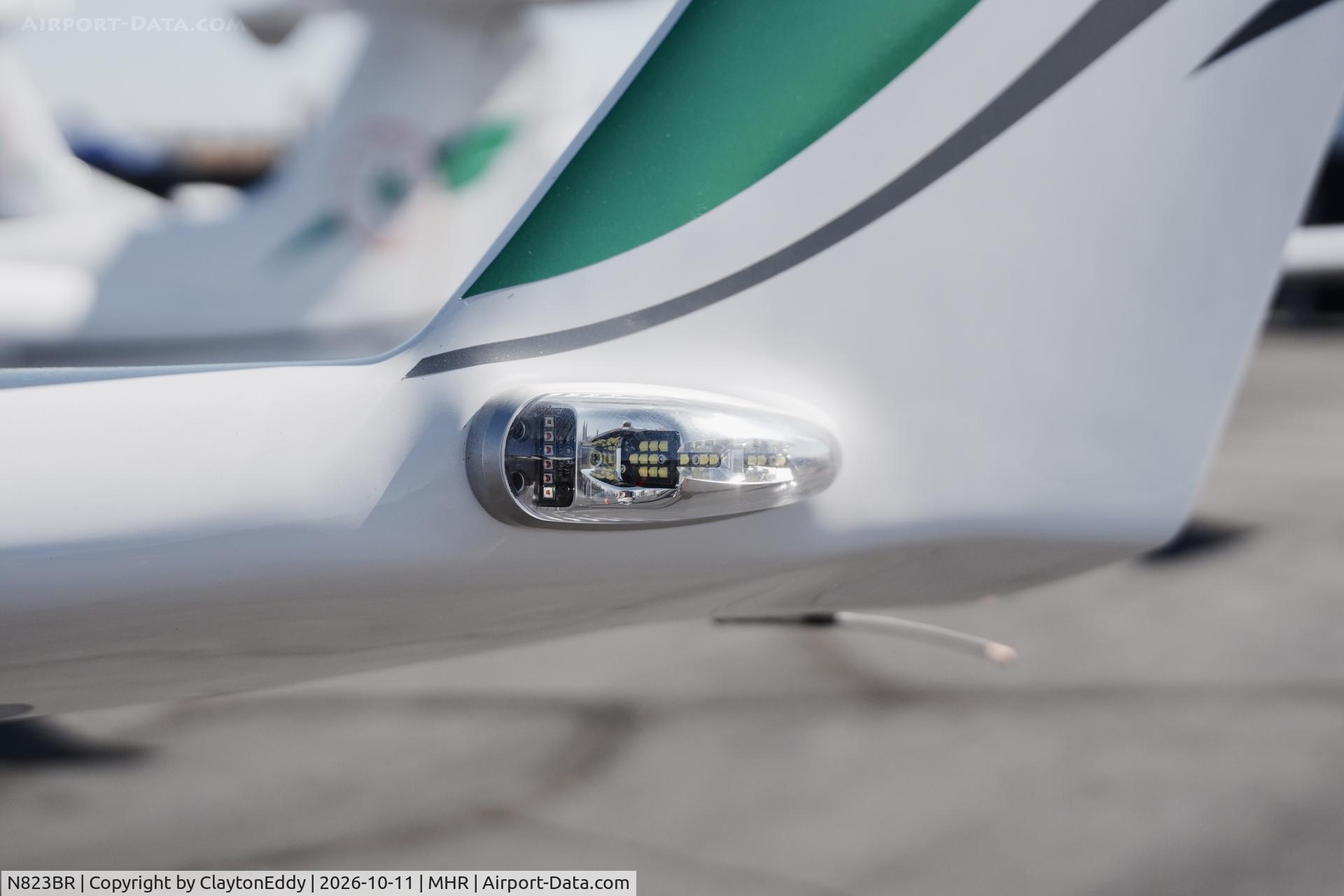 Aircraft N823BR, 2025 Diamond DA 42 NG, c/n 42.N607, California Capital Airhsow 2026, at MHR, photo by ClaytonEddy