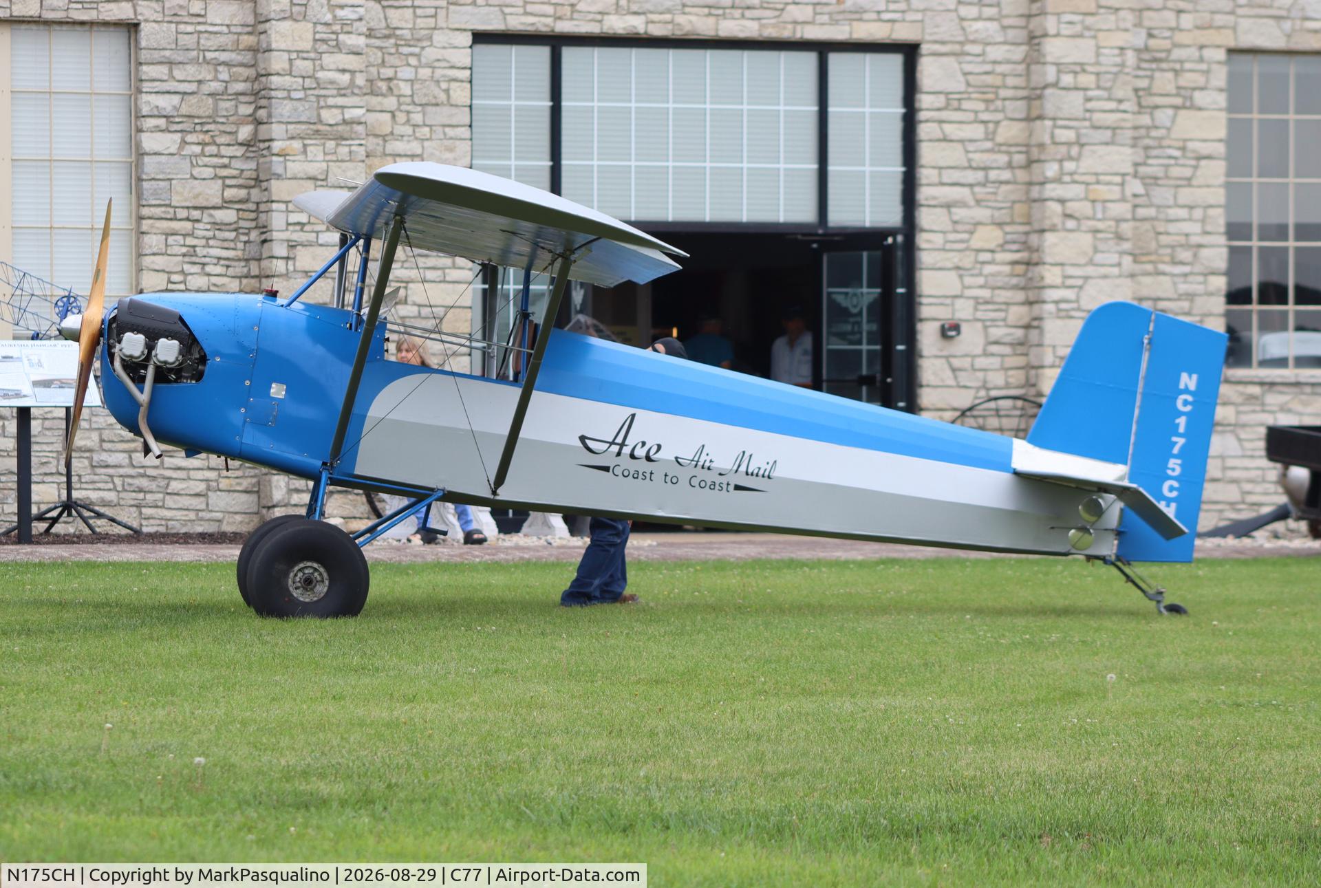 Aircraft N175CH, Corben Baby Ace Model D, c/n 1 (N175CH), Corben Baby Ace D, at C77, photo by MarkPasqualino