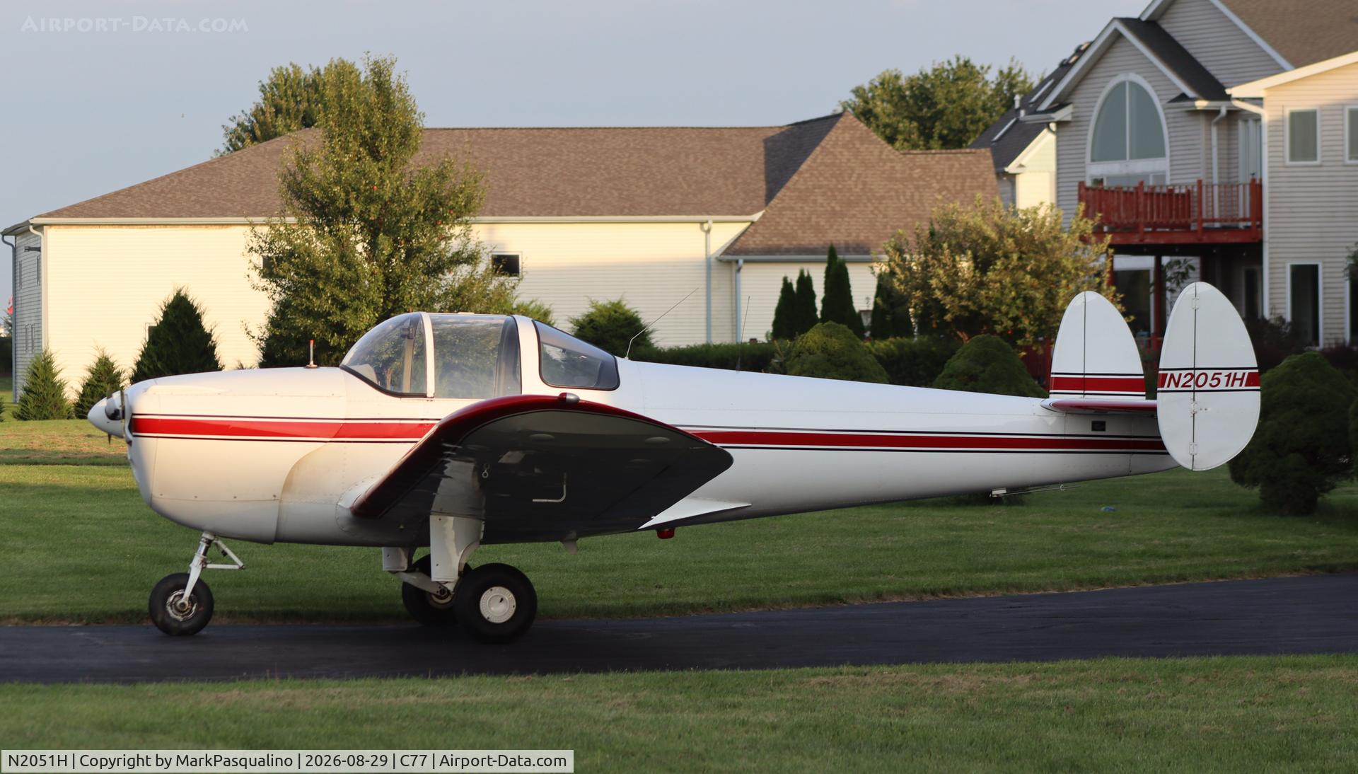 Aircraft N2051H, 1946 Erco 415D Ercoupe, c/n 2674, Ercoupe 415D, at C77, photo by MarkPasqualino