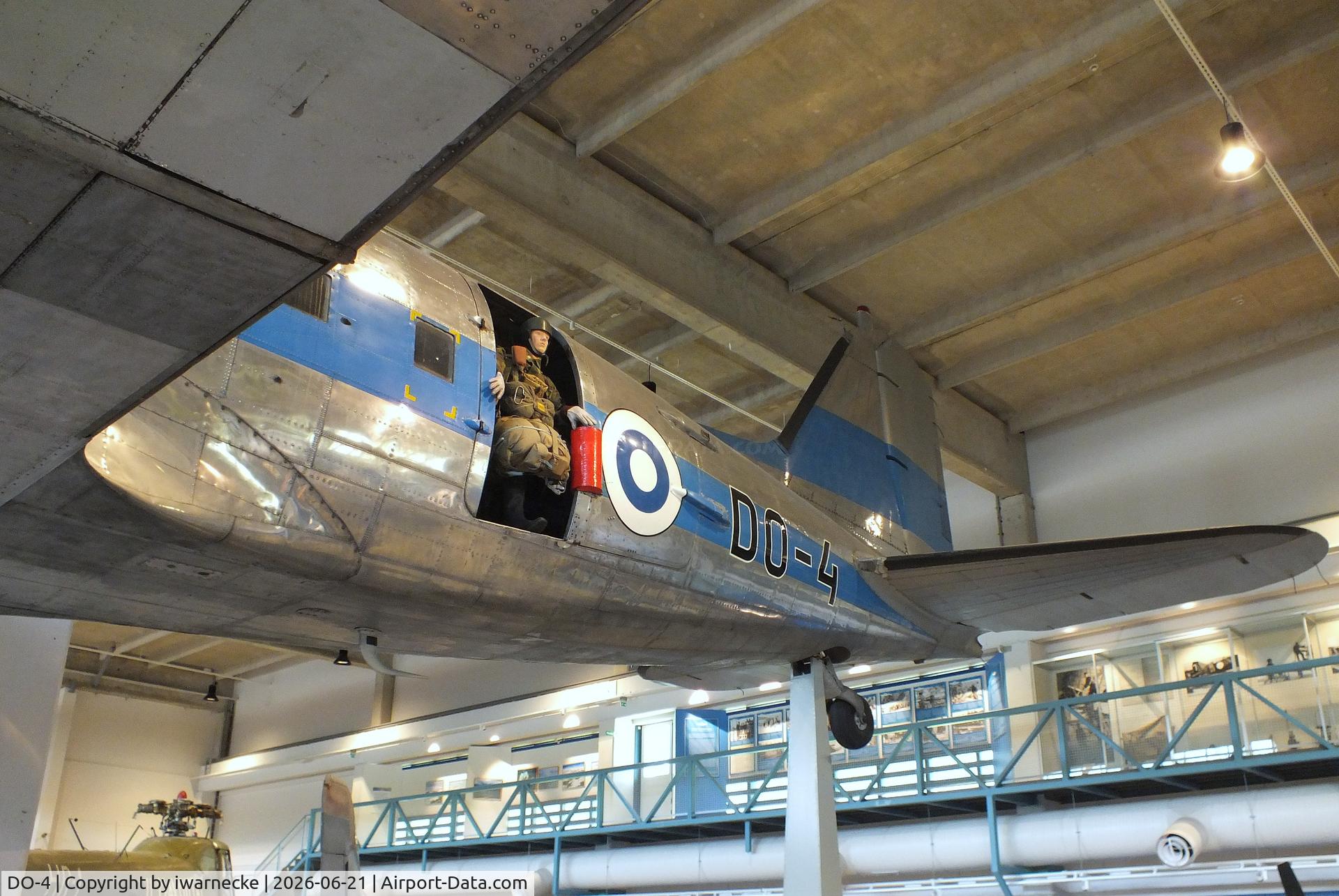 Aircraft DO-4, 1943 Douglas C-47A Skytrain, c/n 25515 l/n 14070, Douglas C-47A Skytrain at the Suomen Ilmavoimamuseo (Finnish Air Force Museum, formerly known as Keski-Suomen Ilmailumuseo / Aviation Museum of Central Finland), Jyväskylä-Tikkakoski, photo by iwarnecke