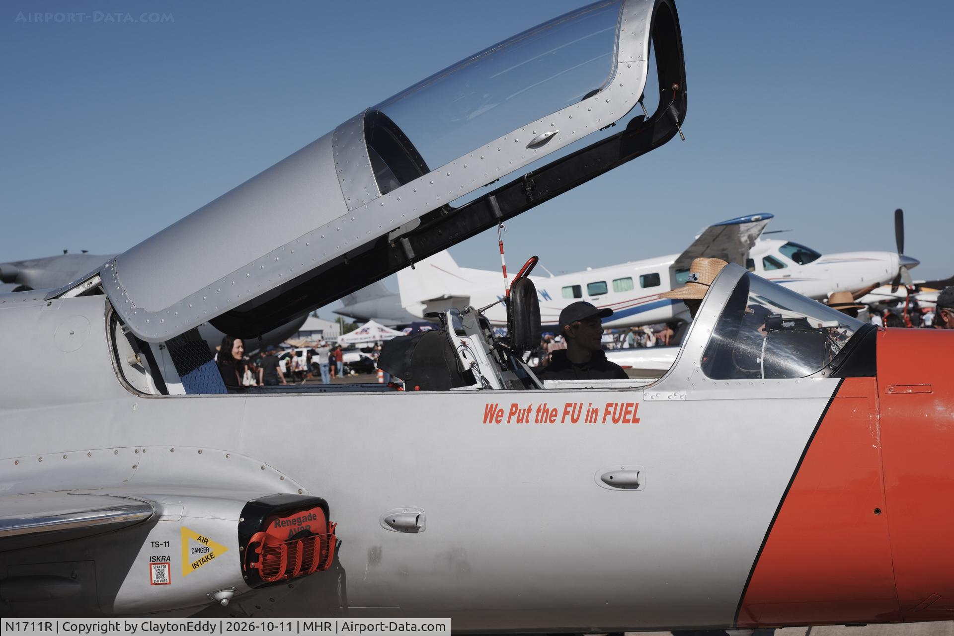 Aircraft N1711R, PZL-Mielec TS-11 Iskra, c/n 3H1711, California Capital Airshow 2026., at MHR, photo by ClaytonEddy