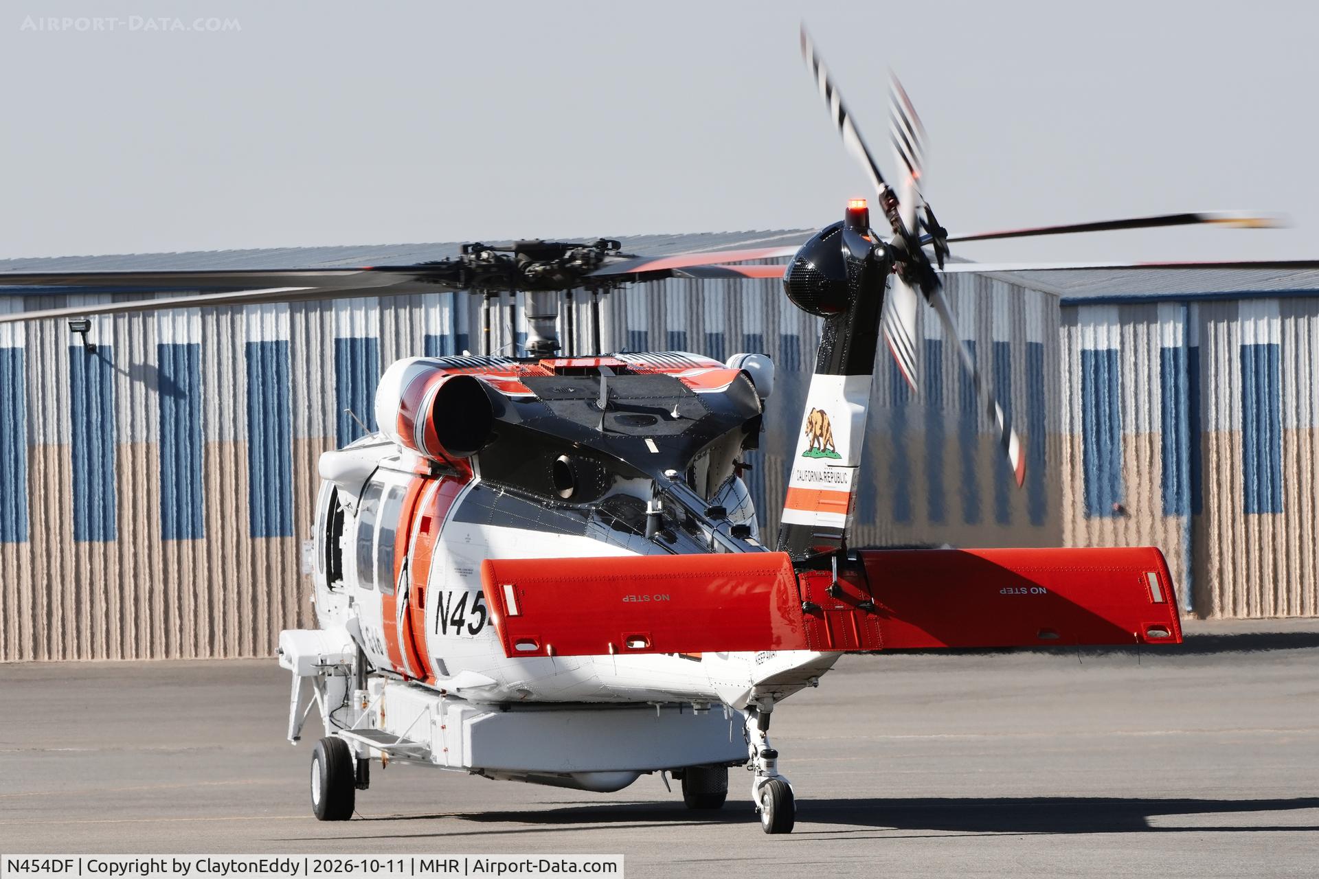 Aircraft N454DF, 2024 Sikorsky Aircraft Corp. S-701, c/n 705356, California Capital Airshow 2026., at MHR, photo by ClaytonEddy