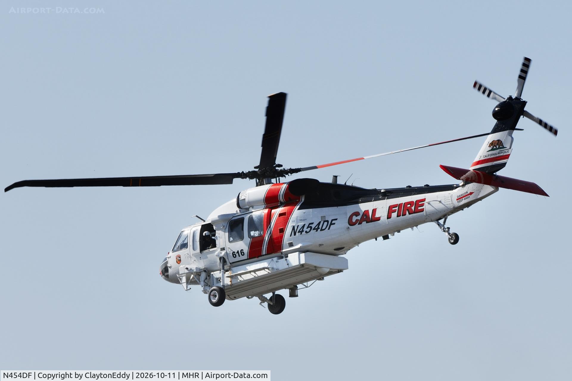 Aircraft N454DF, 2024 Sikorsky Aircraft Corp. S-701, c/n 705356, California Capital Airshow 2026, at MHR, photo by ClaytonEddy