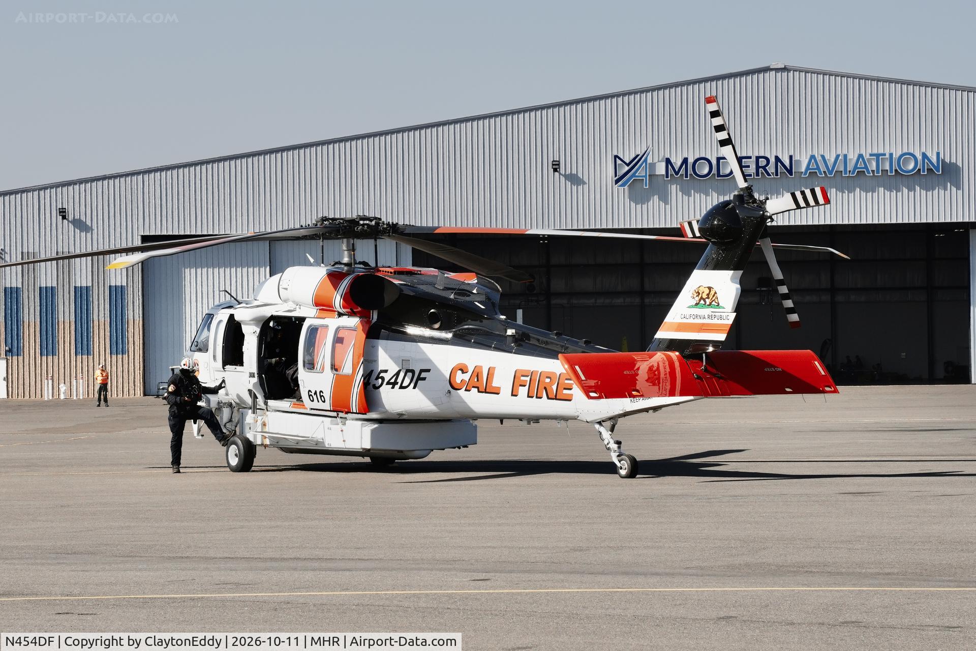 Aircraft N454DF, 2024 Sikorsky Aircraft Corp. S-701, c/n 705356, California Capital Airshow 2026., at MHR, photo by ClaytonEddy