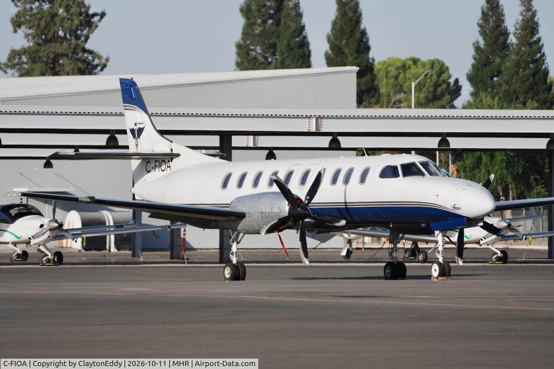 Aircraft C-FIOA, 1987 Fairchild SA-227AC Metro III, c/n AC-680, California Capital Airshow 2026., at MHR, photo by ClaytonEddy