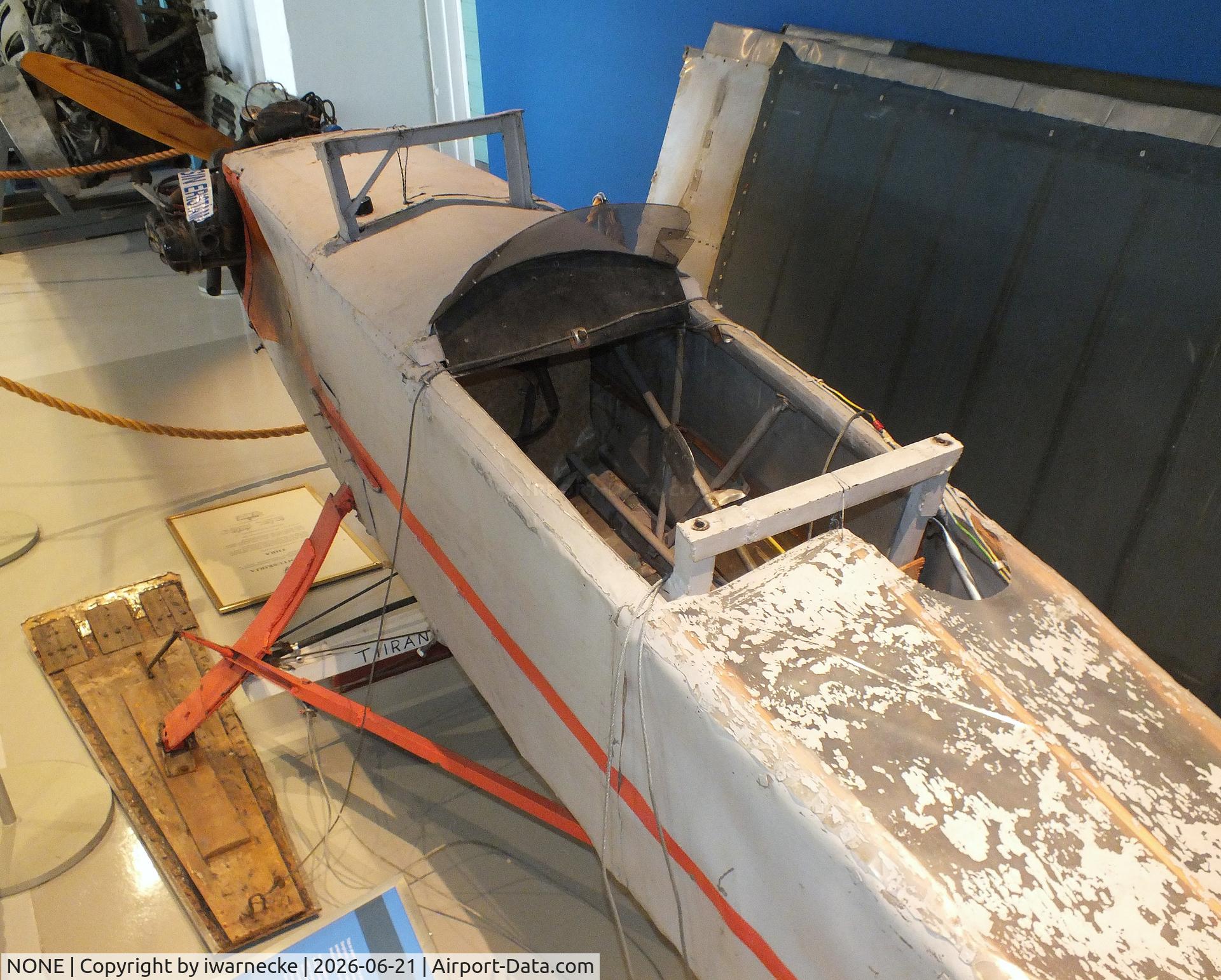 Aircraft NONE, 1973 Raimo Päätalo Tiira, c/n 01, Raimo Päätalo Tiira (wings dismounted, flown for 70 hours in 4 years before being discovered) at the Suomen Ilmavoimamuseo (Finnish Air Force Museum, formerly known as Keski-Suomen Ilmailumuseo / Aviation Museum of Central Finland), Jyväskylä-Tikkakoski, photo by iwarnecke