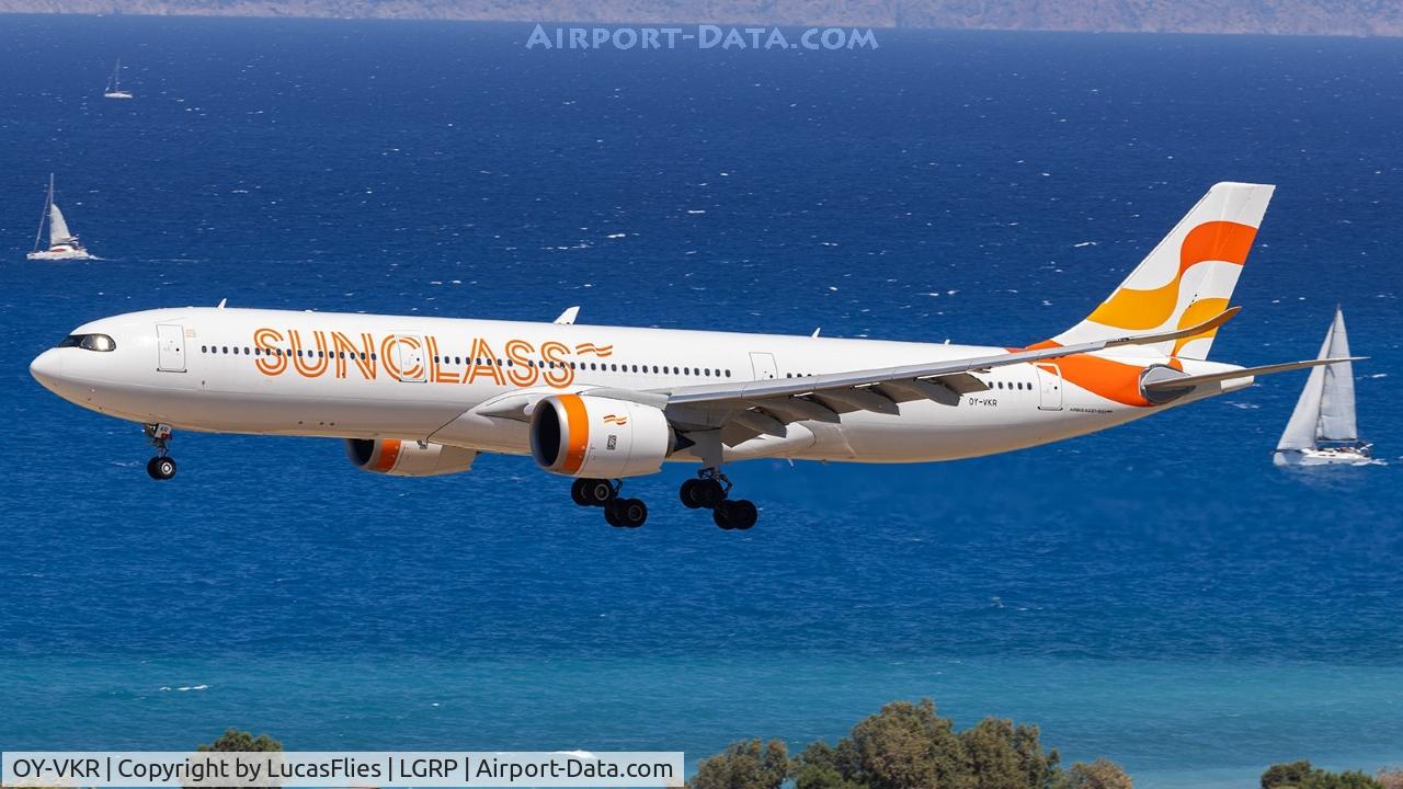 Aircraft OY-VKR, 2026 Airbus A330-941N, c/n 2129, Sunclass A300-941N (OY-VKR), at LGRP, photo by LucasFlies