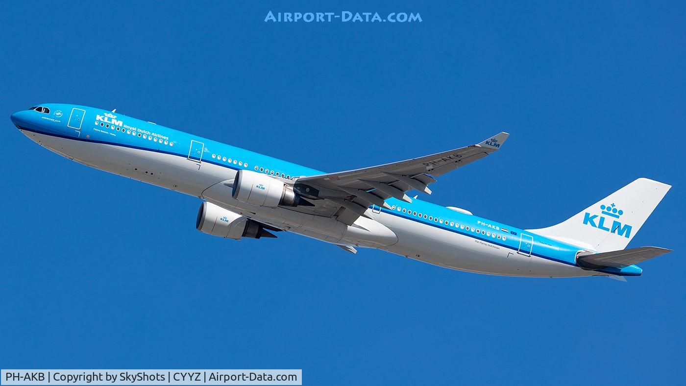 Aircraft PH-AKB, 2012 Airbus A330-303, c/n 1294, KLM A330-303 (PH-AKB), at CYYZ, photo by SkyShots