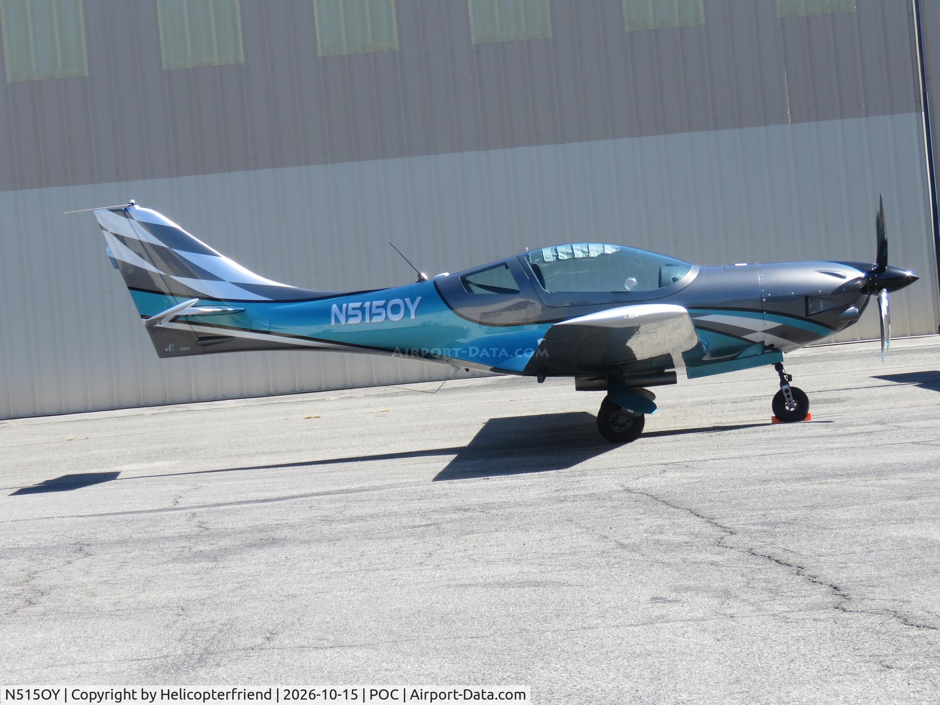 Aircraft N515OY, 2024 JMB SRO VL-3TE 916 Evolution, c/n VL-3-595, Parked by hangers, at POC, photo by Helicopterfriend