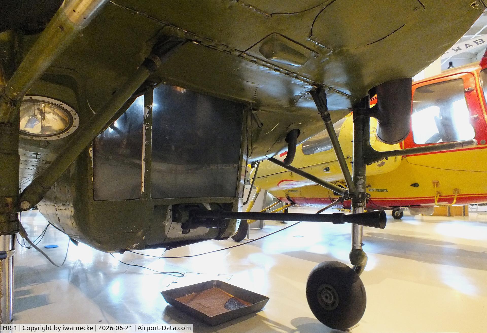 Aircraft HR-1, Mil Mi-4 Hound, c/n 07114, Mil Mi-4 HOUND (minus main rotor blades) at the Suomen Ilmavoimamuseo (Finnish Air Force Museum, formerly known as Keski-Suomen Ilmailumuseo / Aviation Museum of Central Finland), Jyväskylä-Tikkakoski, photo by iwarnecke