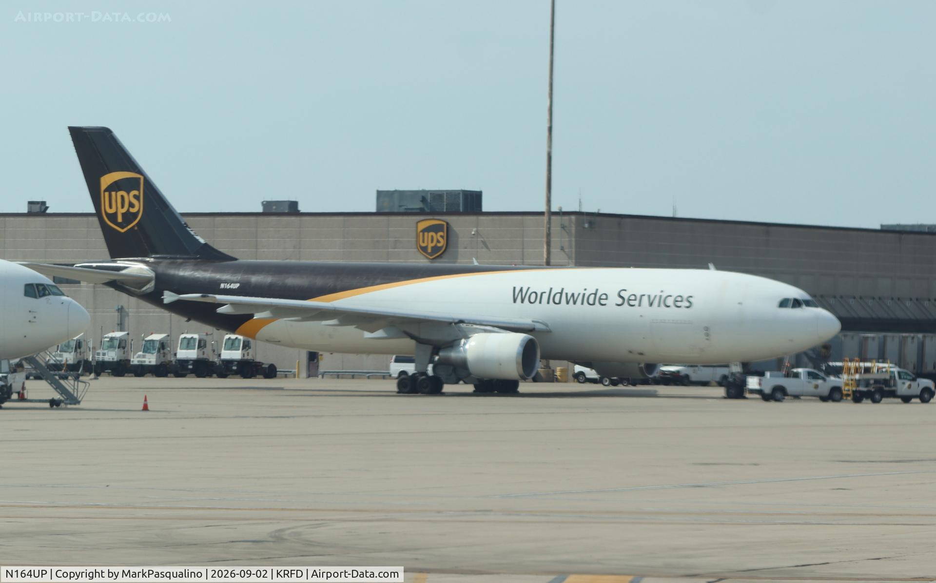 Aircraft N164UP, 2005 Airbus A300F4-622R, c/n 0853, Airbus A300F4-622R, at KRFD, photo by MarkPasqualino