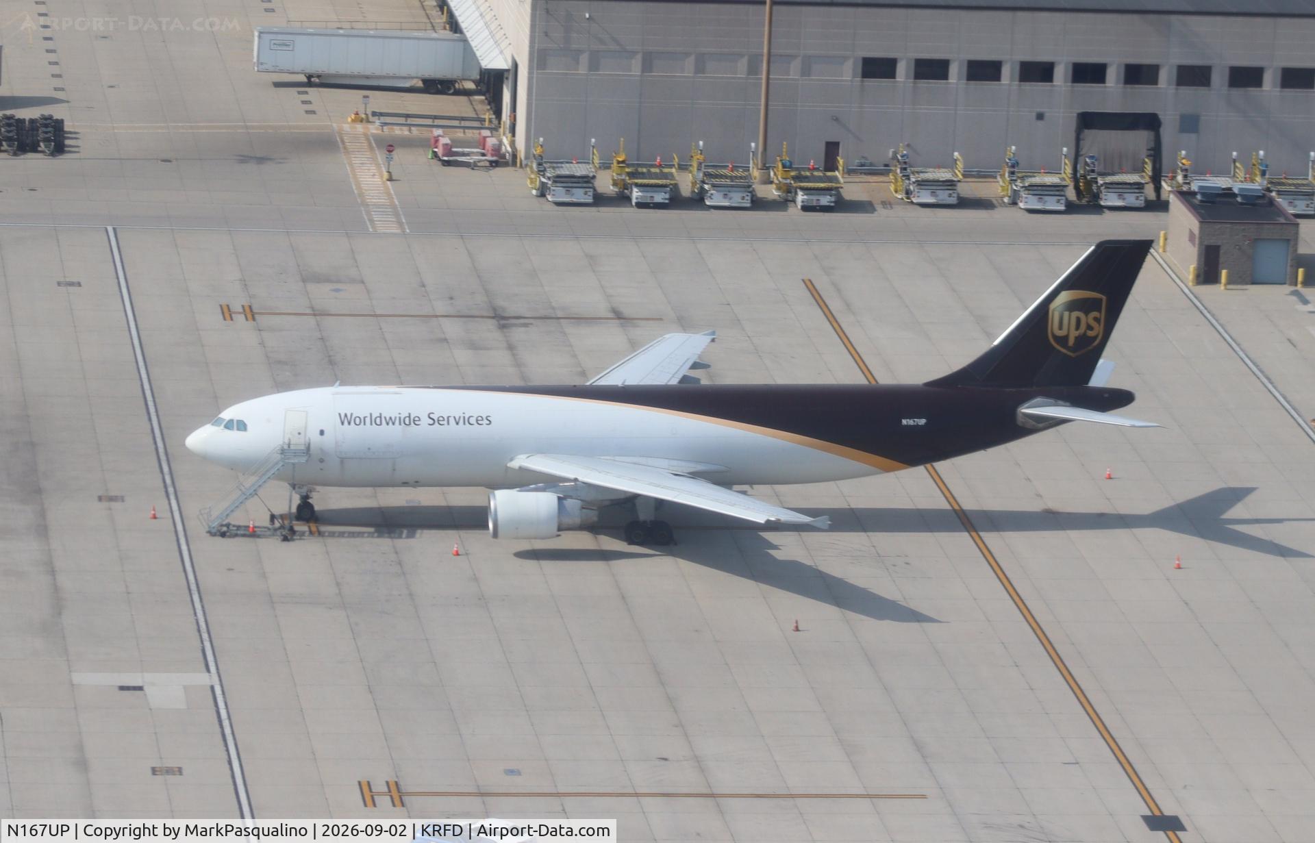 Aircraft N167UP, 2005 Airbus A300F4-622R, c/n 0862, Airbus A300F4-622R, at KRFD, photo by MarkPasqualino