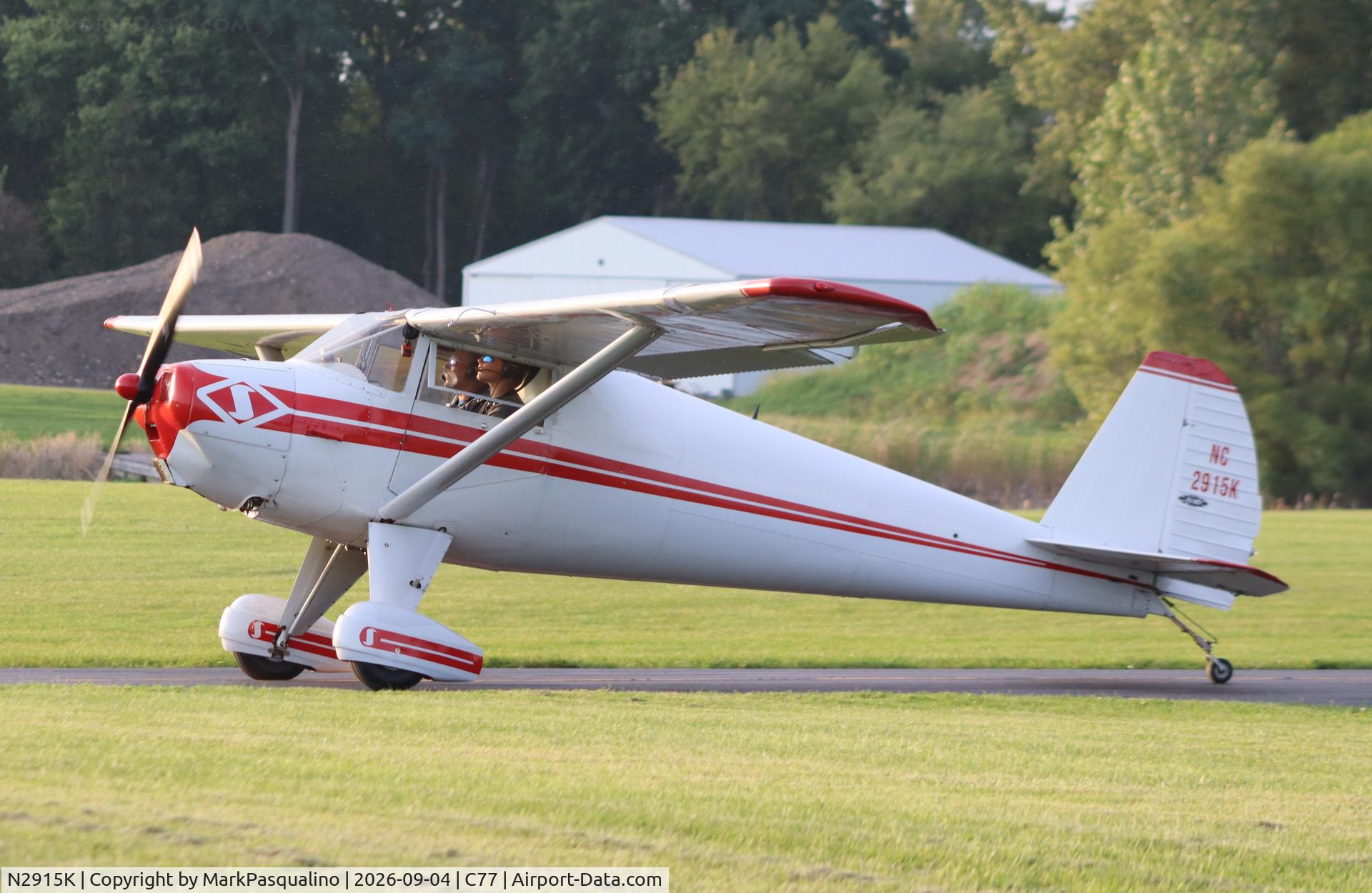 Aircraft N2915K, 1947 Luscombe 8A, c/n 5642, Luscombe 8A, at C77, photo by MarkPasqualino