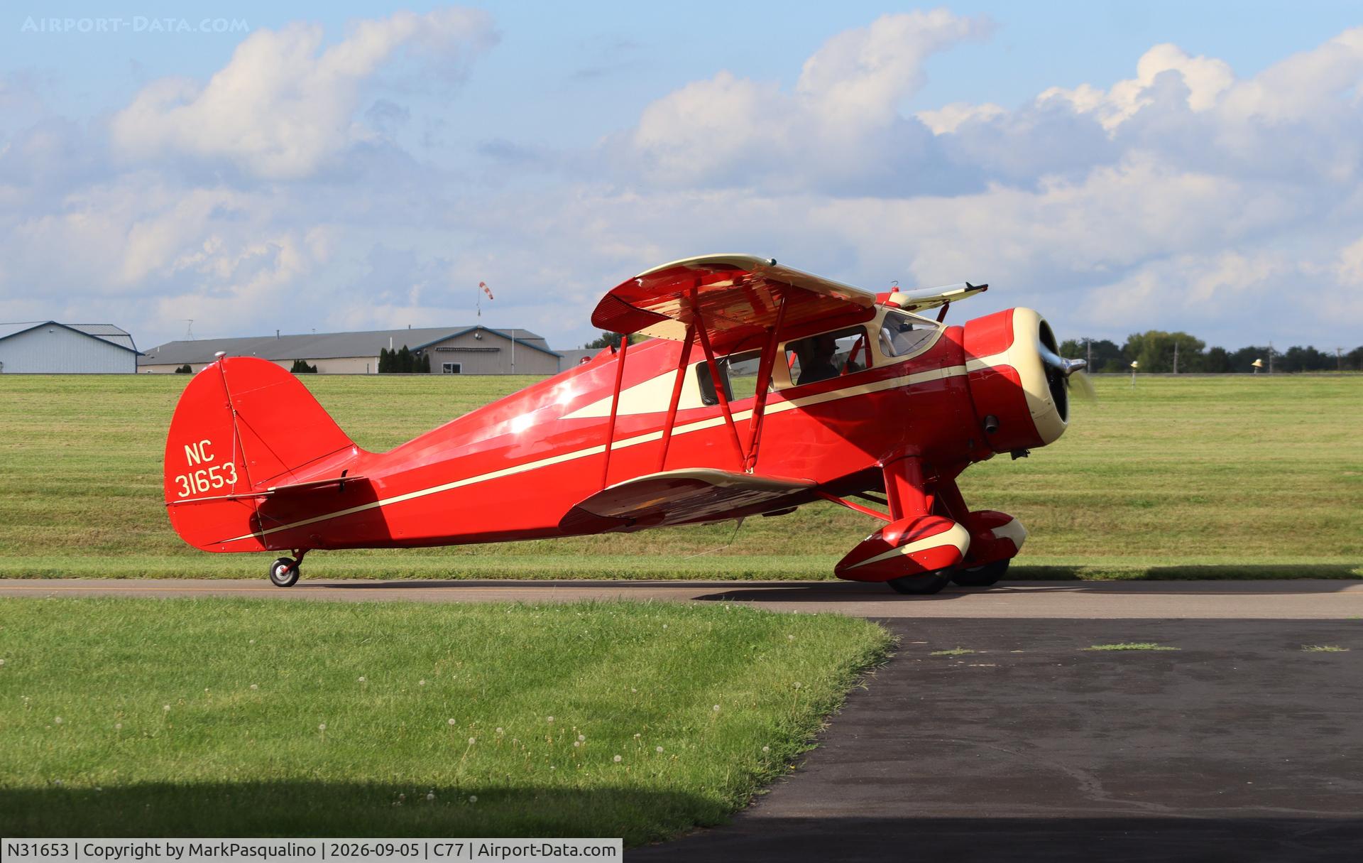 Aircraft N31653, 1941 Waco VKS-7F, c/n 5277, Waco VKS-7F, at C77, photo by MarkPasqualino