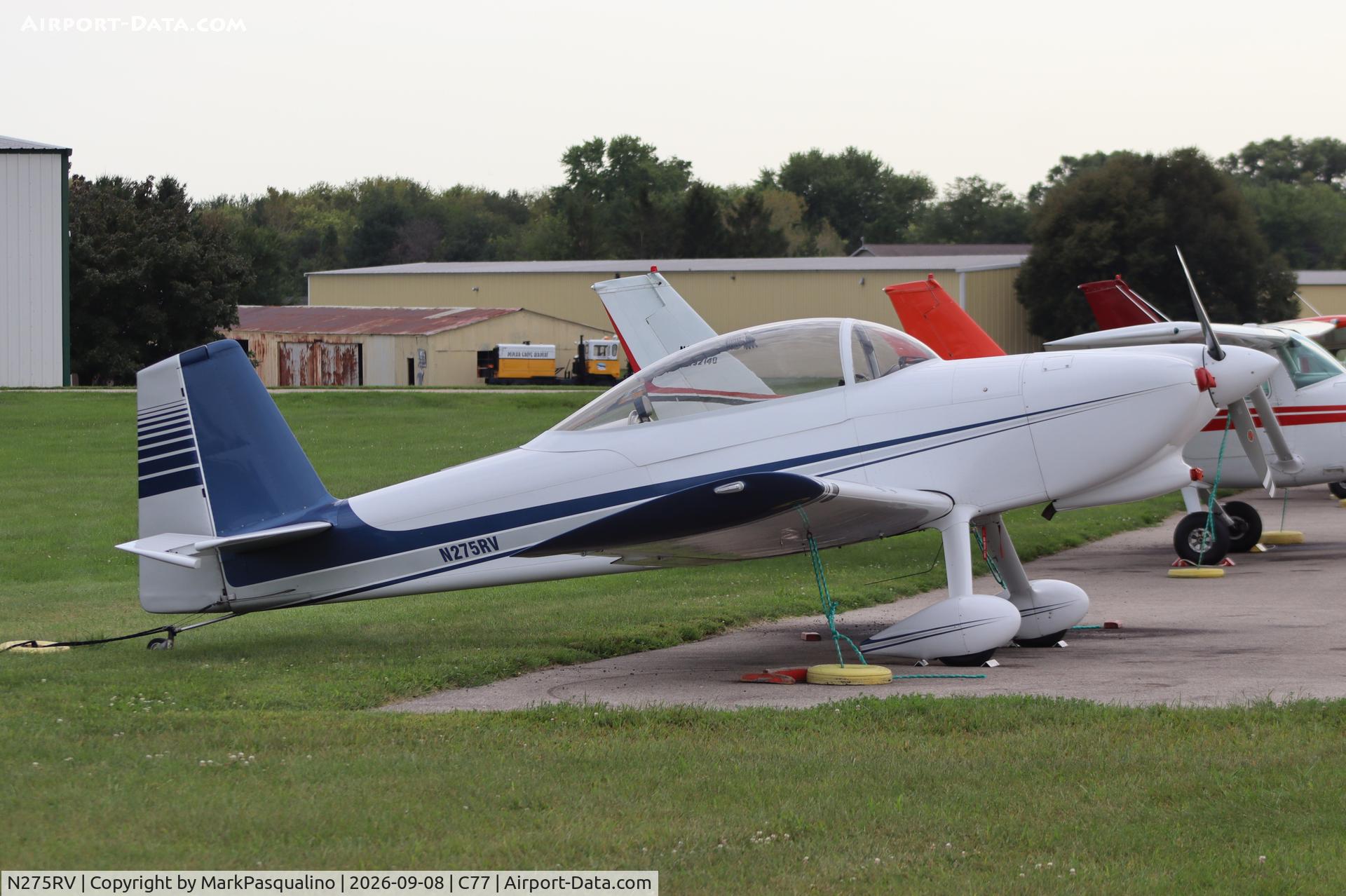Aircraft N275RV, 2006 Vans RV-8, c/n 80275, Vans RV-8, at C77, photo by MarkPasqualino