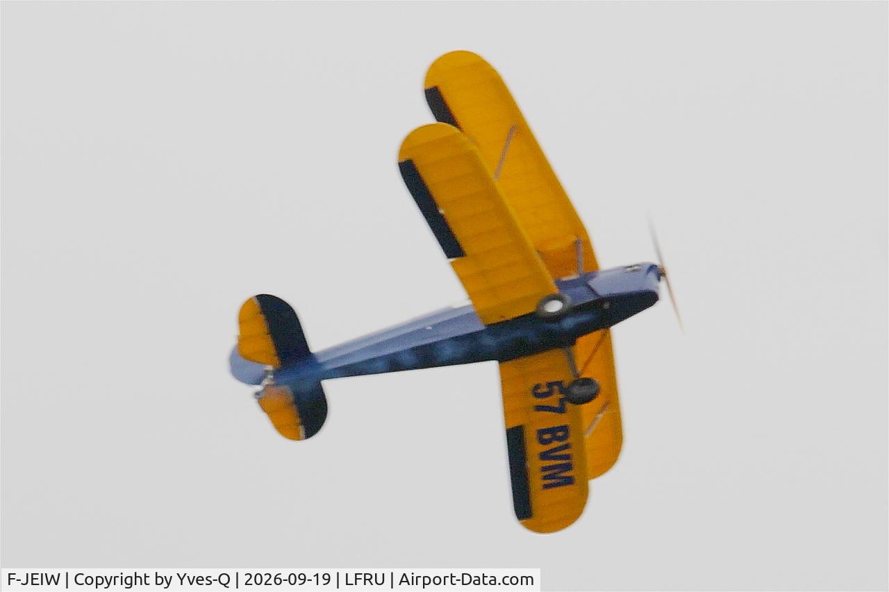 Aircraft F-JEIW, unknown stamp, c/n unknown, Stamp replica, On display, Morlaix-Ploujean airport (LFRU-MXN), at LFRU, photo by Yves-Q