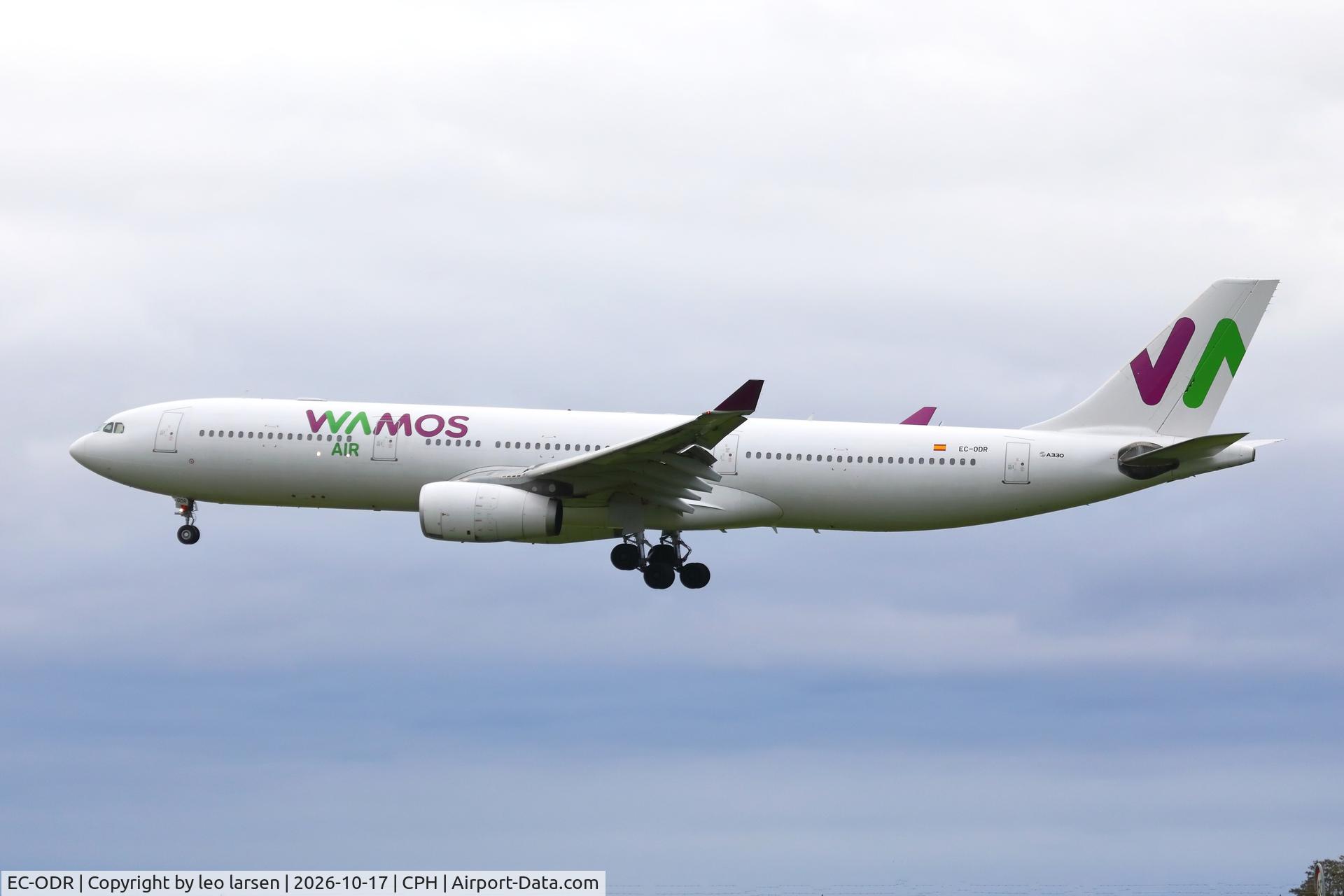 Aircraft EC-ODR, 2010 Airbus A330-343X, c/n 1103, Copenhagen 17.10.2026, at CPH, photo by leo larsen