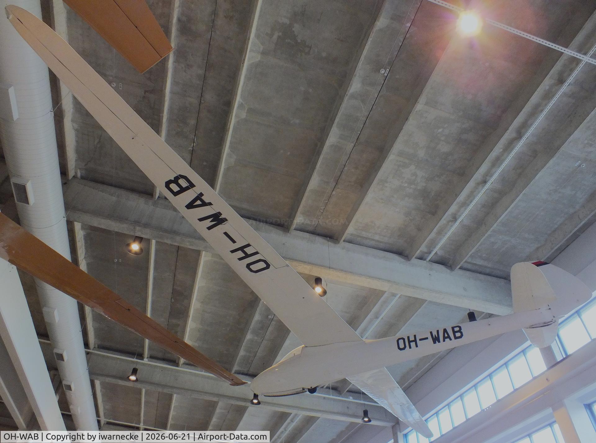 Aircraft OH-WAB, 1939 DFS Weihe, c/n 201, DFS Weihe at the Suomen Ilmavoimamuseo (Finnish Air Force Museum, formerly known as Keski-Suomen Ilmailumuseo / Aviation Museum of Central Finland), Jyväskylä-Tikkakoski, photo by iwarnecke