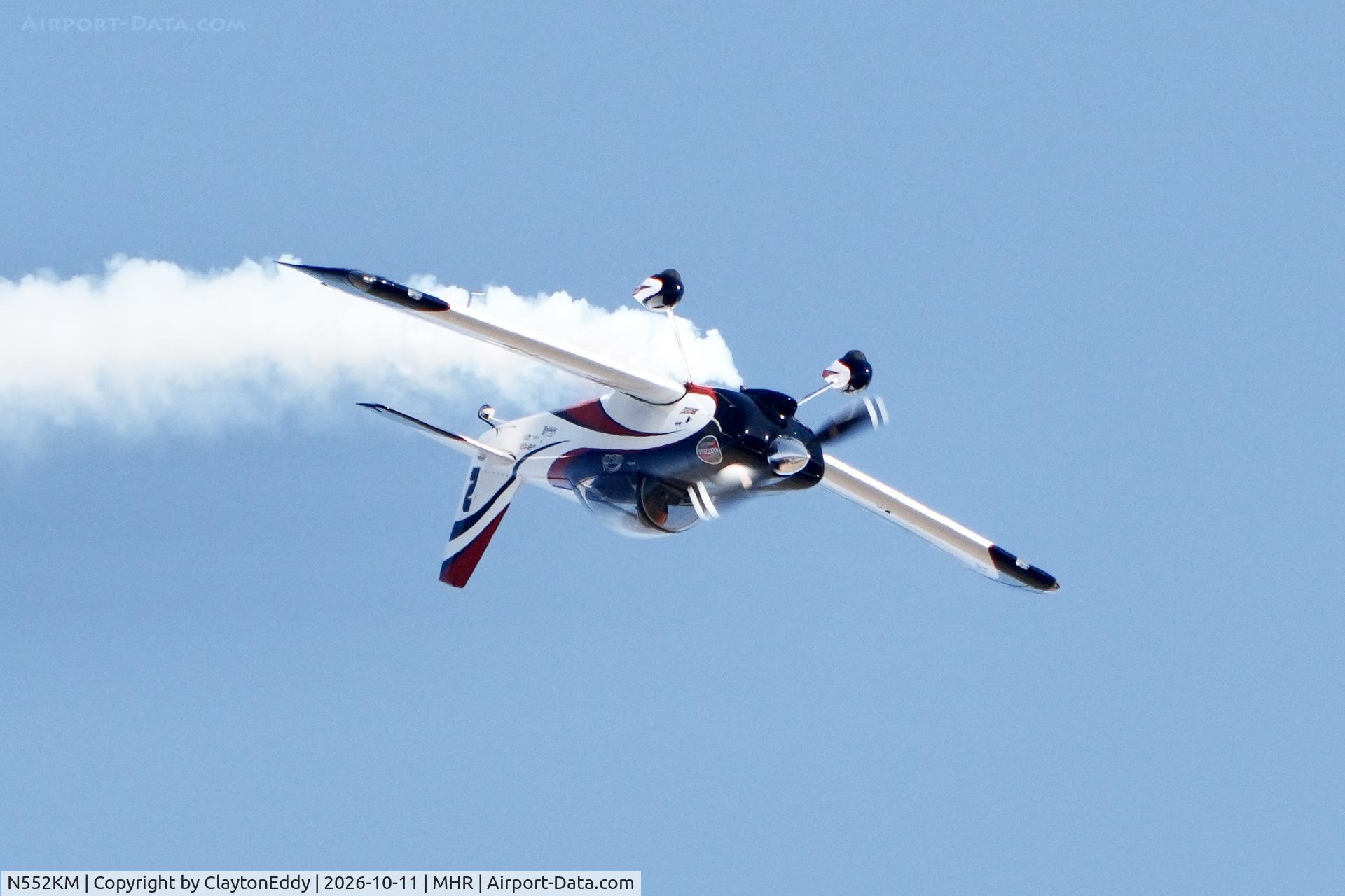 Aircraft N552KM, 2004 Vans RV-8, c/n 81552, California Capital Airshow 2026, at MHR, photo by ClaytonEddy