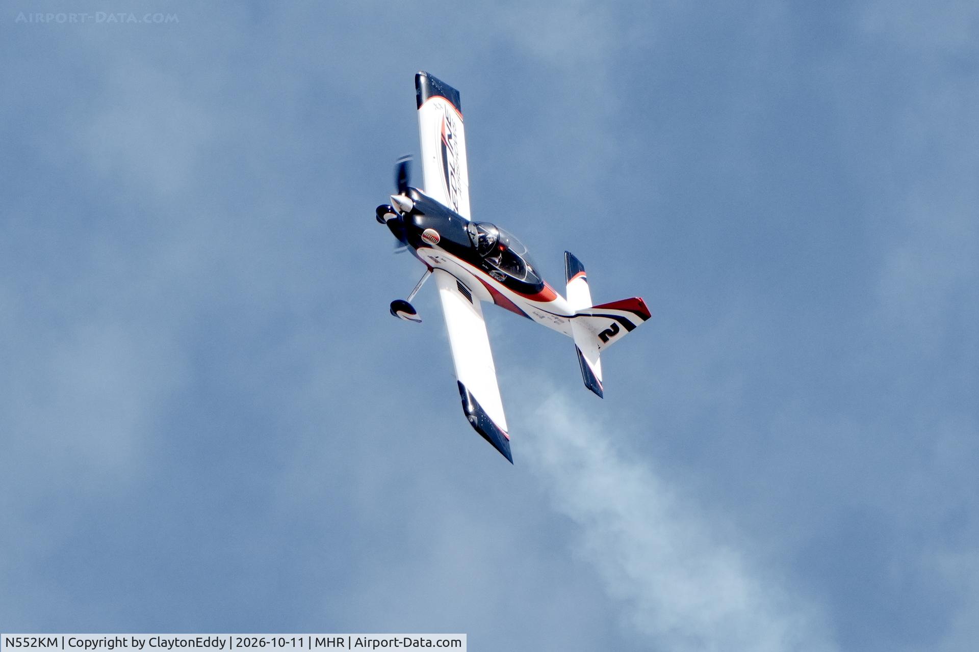 Aircraft N552KM, 2004 Vans RV-8, c/n 81552, California Capital Airshow 2026, at MHR, photo by ClaytonEddy
