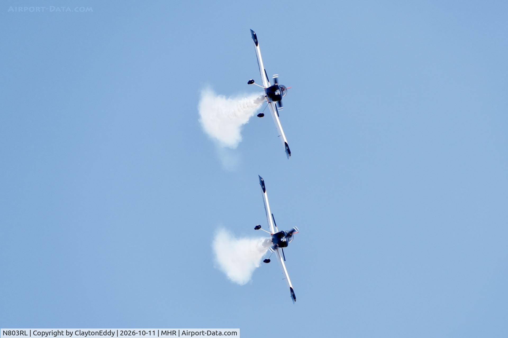 Aircraft N803RL, 2018 Vans RV- 8, c/n 83478, California Capital Airshow 2026, at MHR, photo by ClaytonEddy