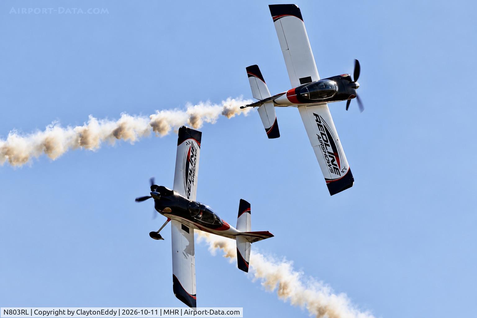 Aircraft N803RL, 2018 Vans RV- 8, c/n 83478, California Capital Airshow 2026, at MHR, photo by ClaytonEddy