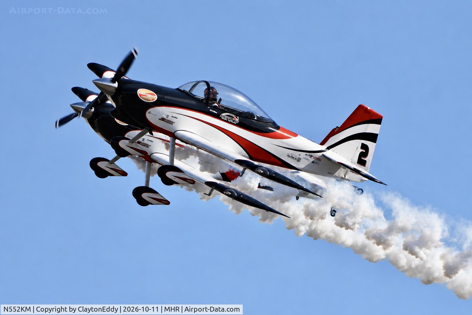 Aircraft N552KM, 2004 Vans RV-8, c/n 81552, California Capital Airshow 2026, at MHR, photo by ClaytonEddy