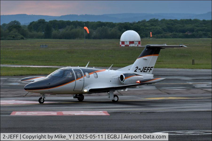 Aircraft 2-JEFF, 2007 Eclipse Aviation Corporation EA500, c/n 000069, 2007 Eclipse EA500 at Gloucestershire Airport, at EGBJ, photo by Mike_Y