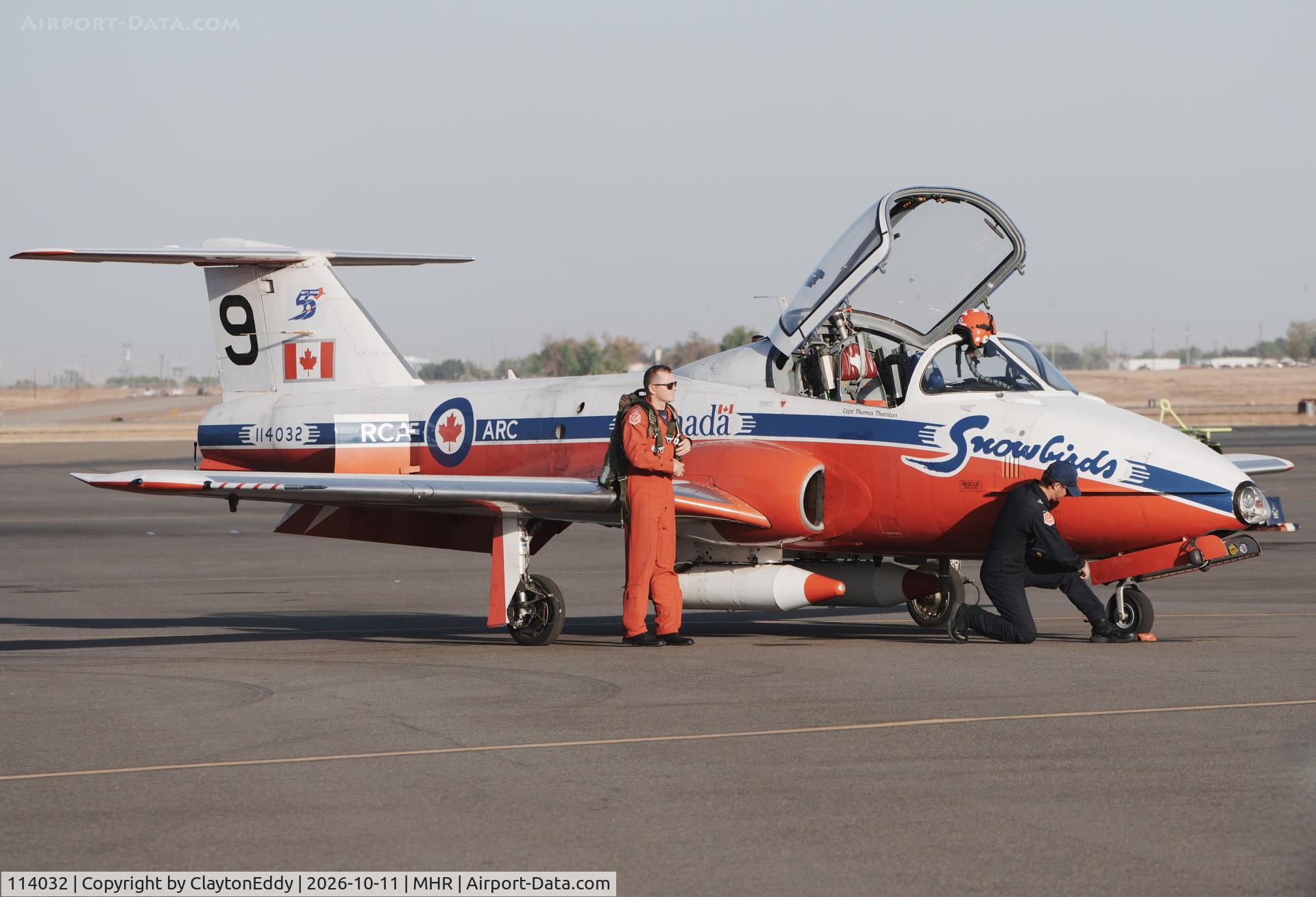 Aircraft 114032, 1964 Canadair CT-114 Tutor, c/n 1034, Last year of the CT-114 Tutor 2026, at MHR, photo by ClaytonEddy