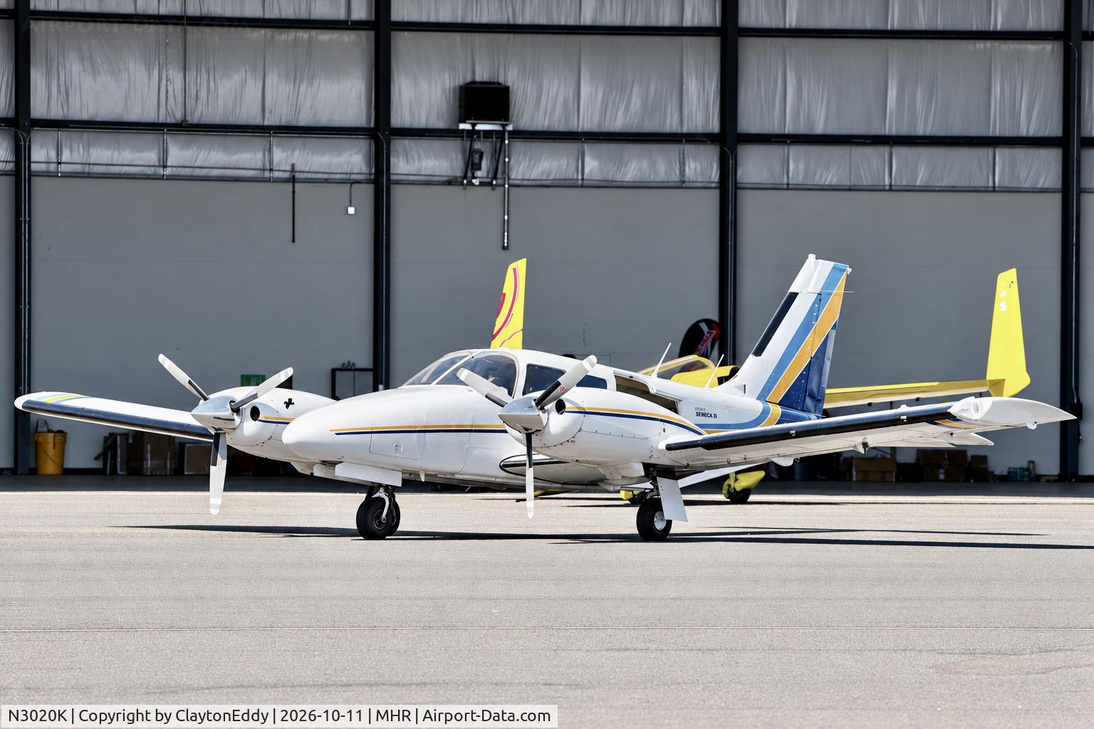Aircraft N3020K, 1978 Piper PA-34-200T, c/n 34-7970099, California Capital Airshow 2026, at MHR, photo by ClaytonEddy
