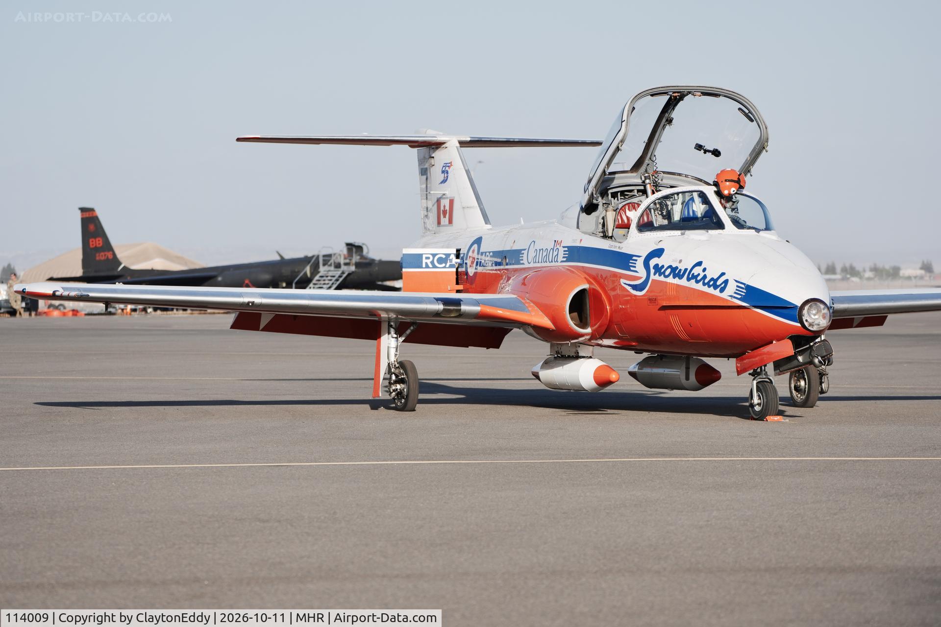 Aircraft 114009, 1964 Canadair CT-114 Tutor, c/n 1009, Last year of the CT-114 Tudor aircraft California Capital Airshow 2026., at MHR, photo by ClaytonEddy
