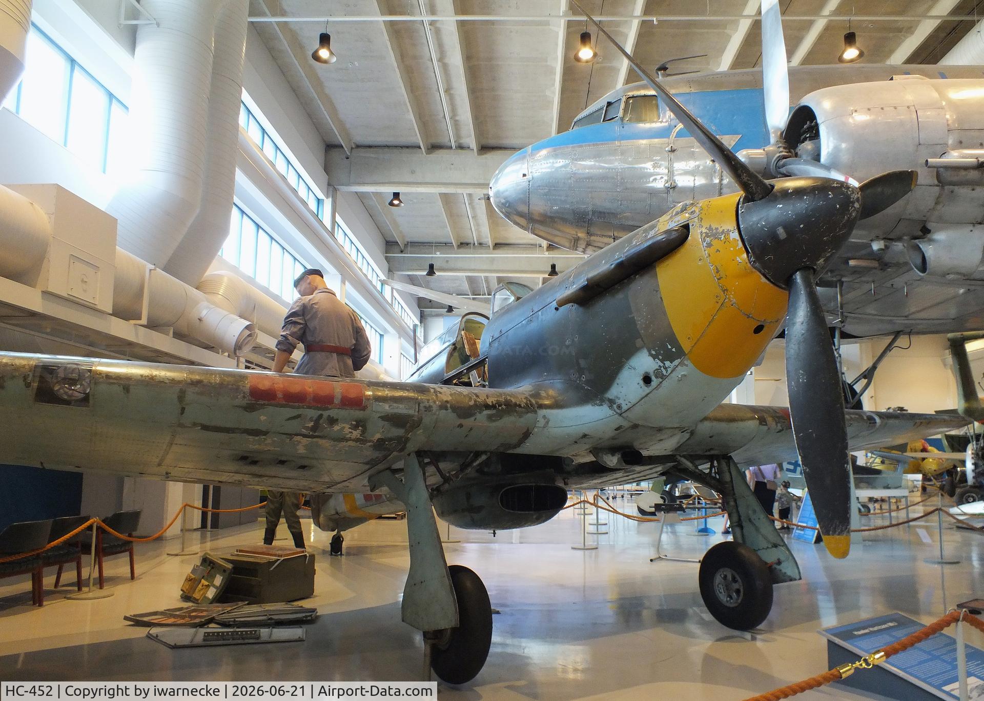 Aircraft HC-452, Hawker Hurricane I, c/n 41H/11096, Hawker Hurricane I at the Suomen Ilmavoimamuseo (Finnish Air Force Museum, formerly known as Keski-Suomen Ilmailumuseo / Aviation Museum of Central Finland), Jyväskylä-Tikkakoski, photo by iwarnecke