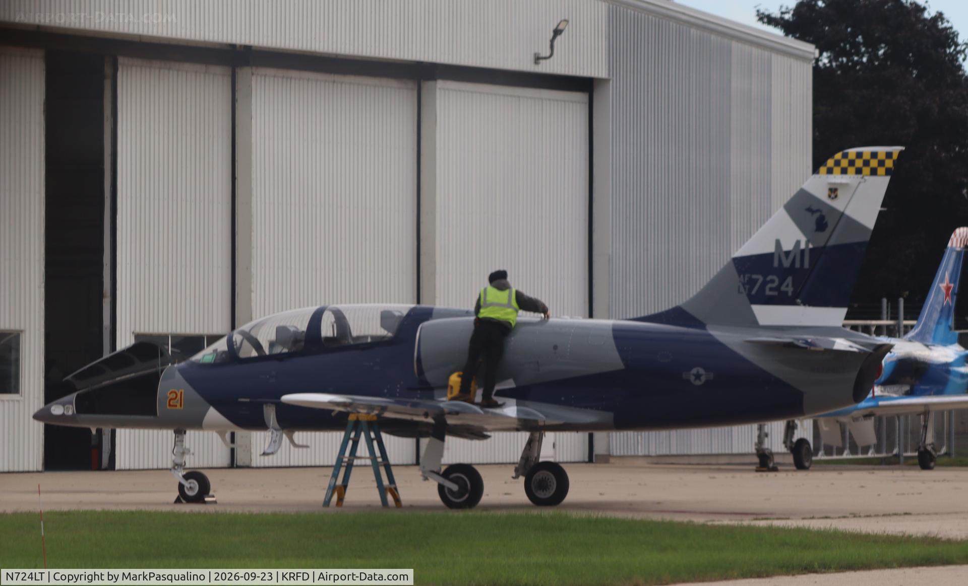 Aircraft N724LT, 1983 Aero L-39C Albatros, c/n 332520, Aero L-39C, at KRFD, photo by MarkPasqualino