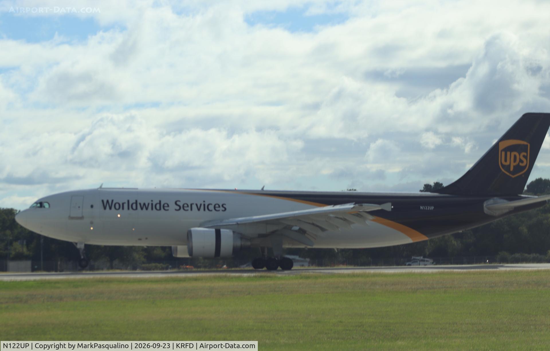 Aircraft N122UP, 2000 Airbus A300F4-622R, c/n 0807, Airbus A300F4-622R, at KRFD, photo by MarkPasqualino