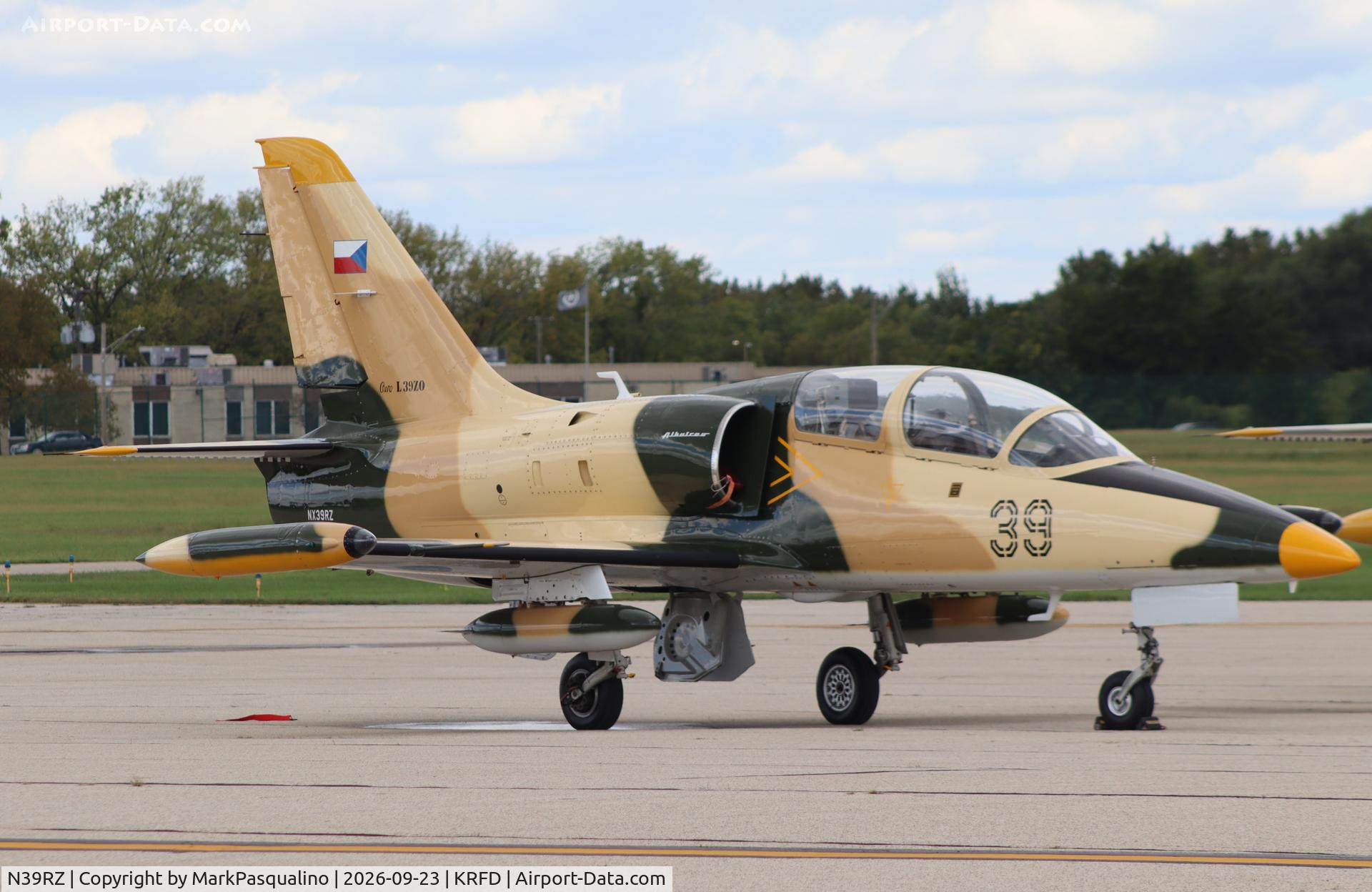 Aircraft N39RZ, 1977 Aero L-39 Albatros, c/n 731003, Aero L-39, at KRFD, photo by MarkPasqualino