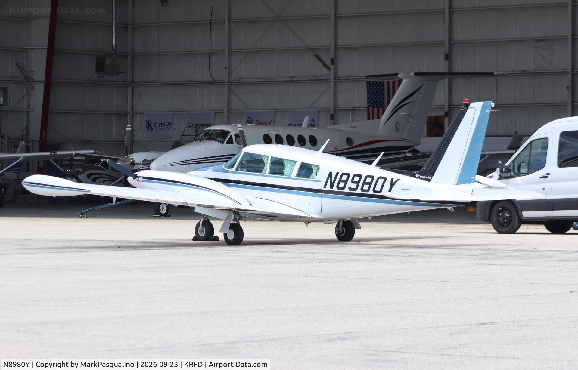 Aircraft N8980Y, 1972 Piper PA-39-160 Twin Comanche C/R, c/n 39-146, Piper PA-39, at KRFD, photo by MarkPasqualino