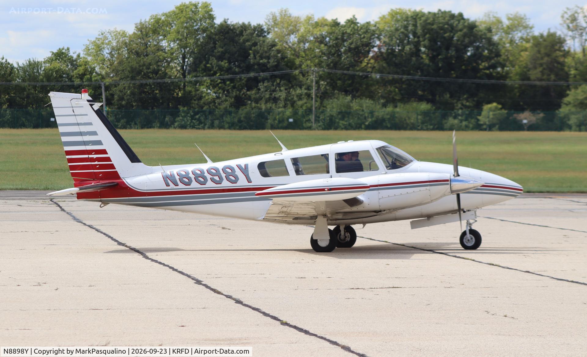 Aircraft N8898Y, 1970 Piper PA-39 Twin Comanche C/R, c/n 39-33, Piper PA-39, at KRFD, photo by MarkPasqualino