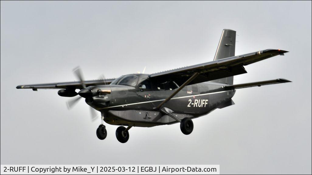 Aircraft 2-RUFF, 2021 Quest Kodiak 100, c/n 100-0310, 2021 Quest Kodiak 100 arriving at Gloucestershire Airport, at EGBJ, photo by Mike_Y