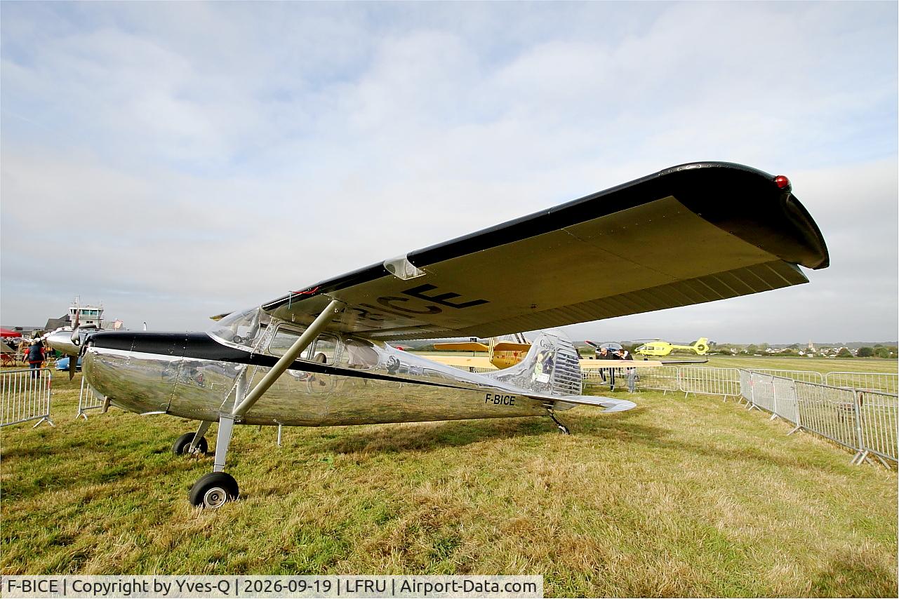 Aircraft F-BICE, Cessna 170B, c/n 26436, Cessna 170B, Static display, Morlaix-Ploujean airport (LFRU-MXN), at LFRU, photo by Yves-Q