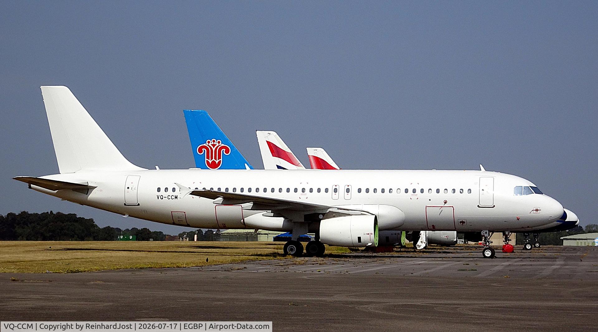 Aircraft VQ-CCM, 2003 Airbus A320-232, c/n 1944, Without engines at Kemble / Cotswold, at EGBP, photo by ReinhardJost