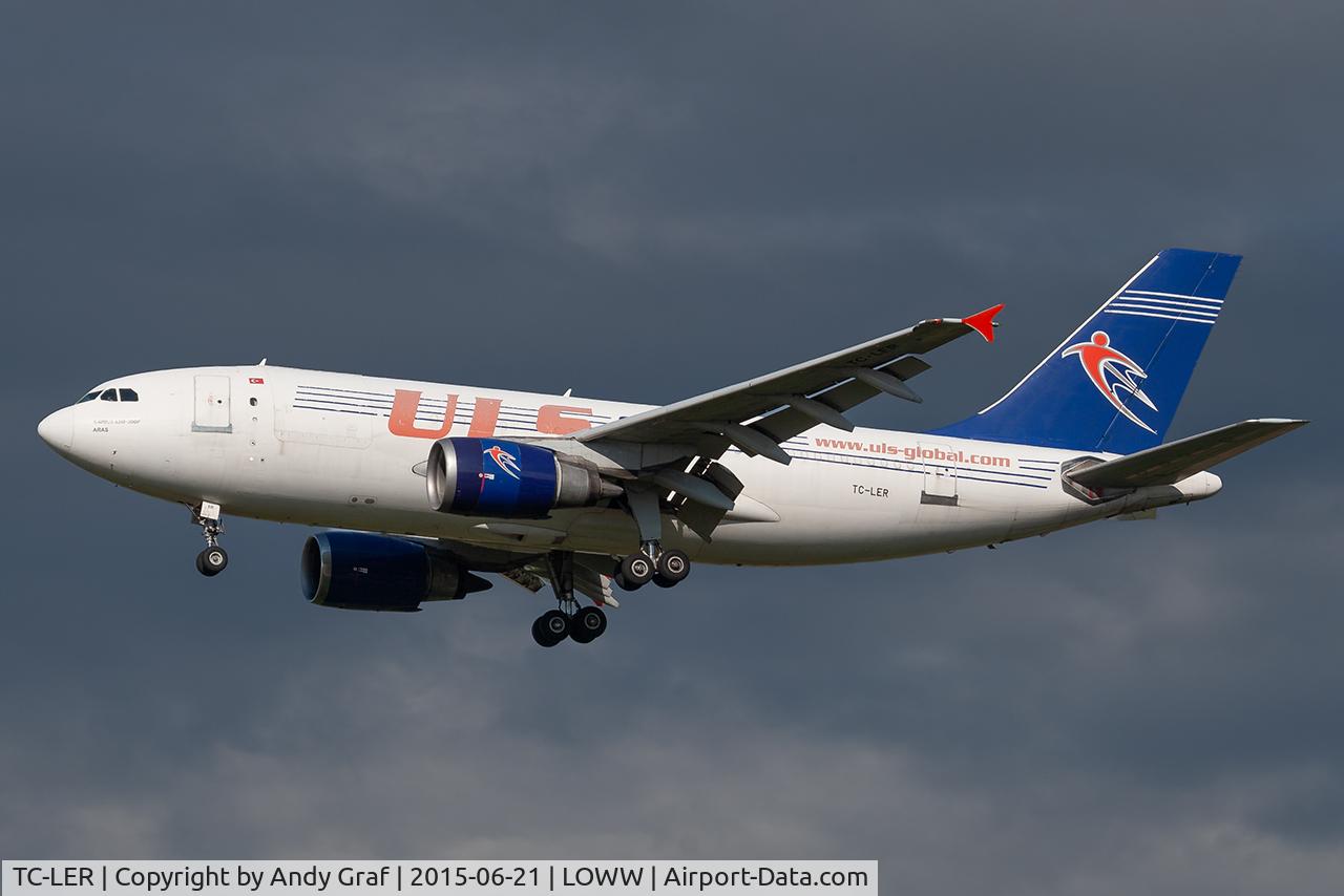Aircraft TC-LER, 1992 Airbus A310-308F, c/n 646, ULS A310-300, at LOWW, photo by Andy Graf