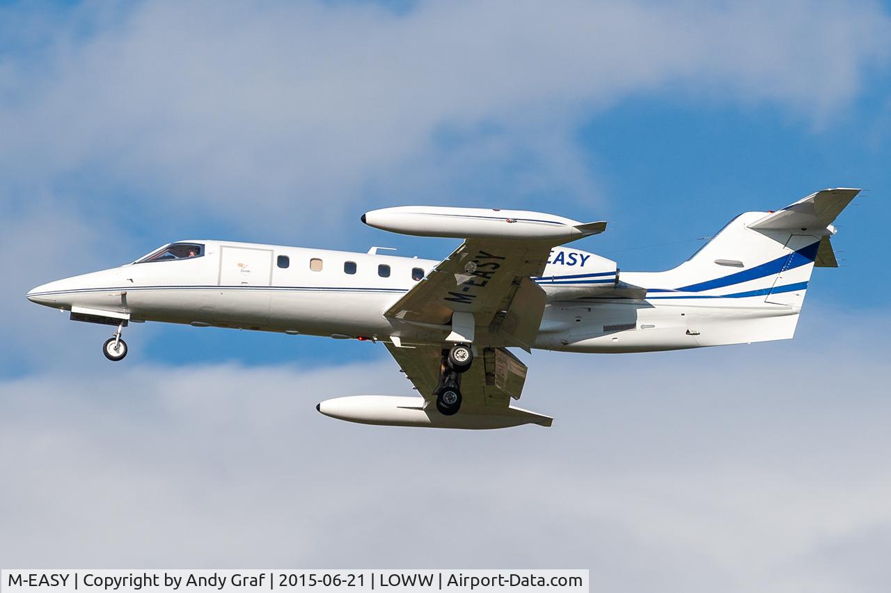 Aircraft M-EASY, 1980 Learjet 35A, c/n 35A-341, Untitled Learjet 35, at LOWW, photo by Andy Graf