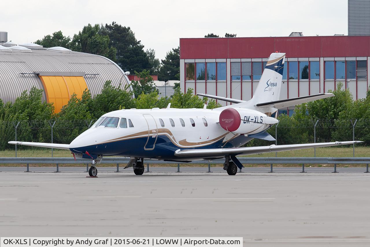 Aircraft OK-XLS, 2010 Cessna 560XL Citation XLS+, c/n 560-6060, Untitled Cessna 560, at LOWW, photo by Andy Graf
