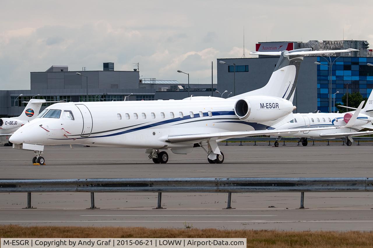 Aircraft M-ESGR, 2007 Embraer ERJ-135BJ Legacy 600, c/n 14501016, Untitled EMB135, at LOWW, photo by Andy Graf