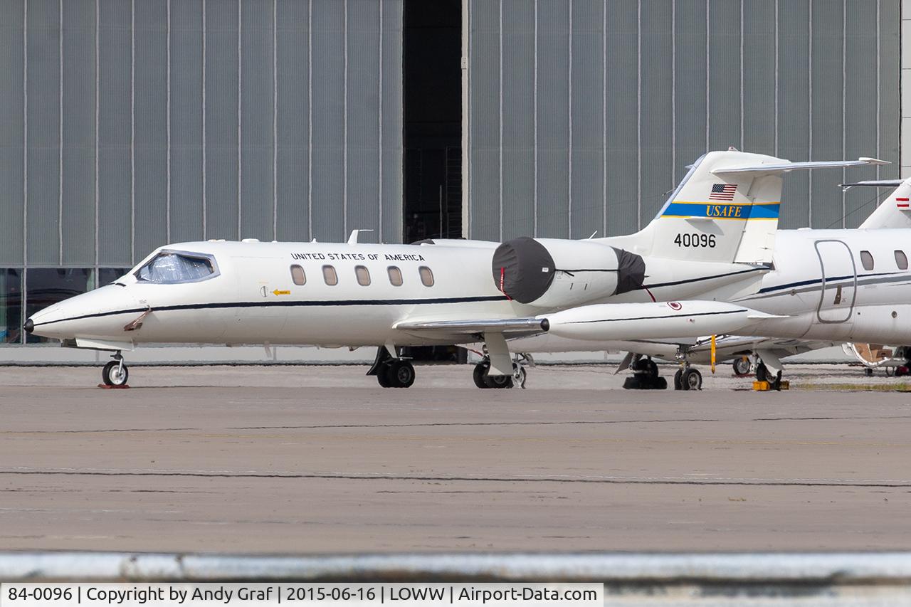 Aircraft 84-0096, 1984 Gates Learjet C-21A (35A), c/n 35A-542, USAF Learjet C-21, at LOWW, photo by Andy Graf