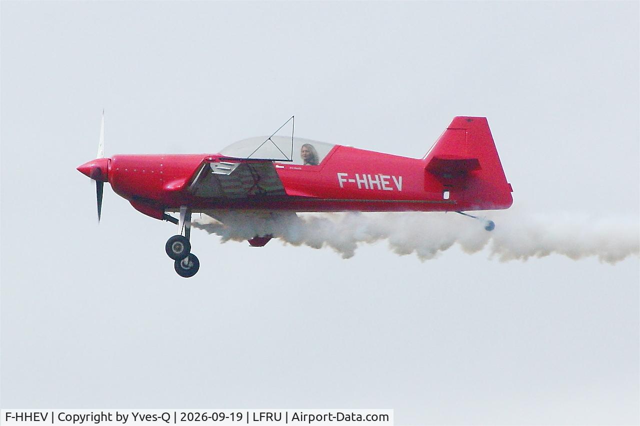 Aircraft F-HHEV, Mudry CAP-222, c/n 02, Mudry CAP-222, On display, Morlaix-Ploujean airport (LFRU-MXN), at LFRU, photo by Yves-Q