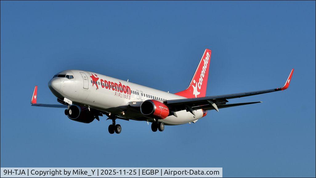 Aircraft 9H-TJA, 2006 Boeing 737-8F2, c/n 34409 l/n 1924, 2006 Boeing 737-8F2 arriving at Cotswold Airport, at EGBP, photo by Mike_Y